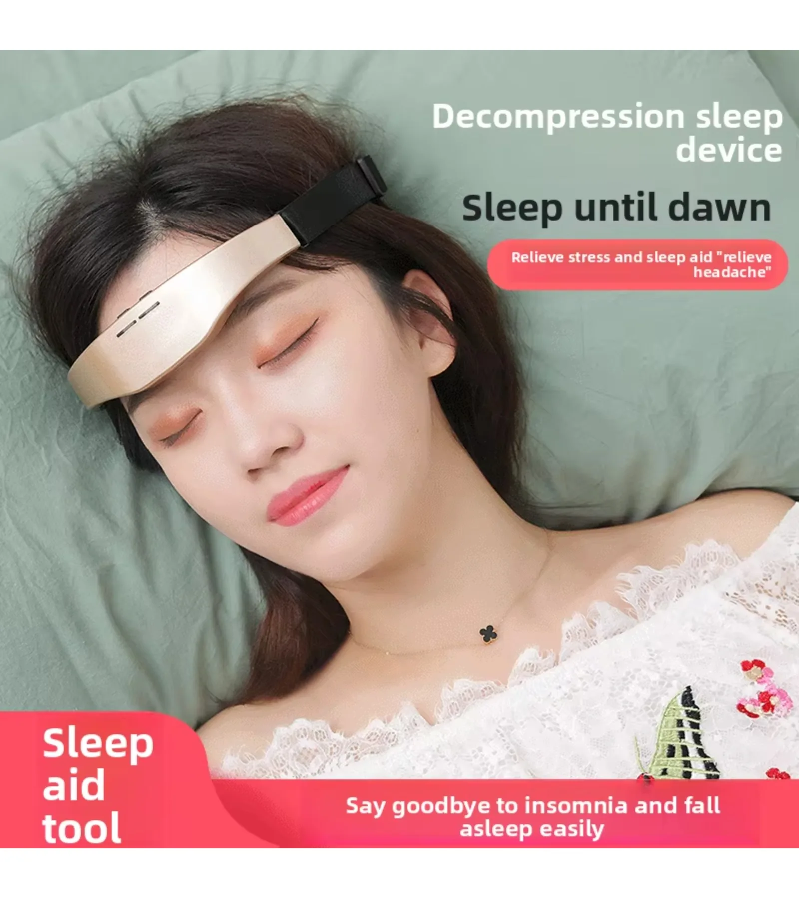 Head Massager Smart Sleep Relaxation Device Electric Head Kneading Tool