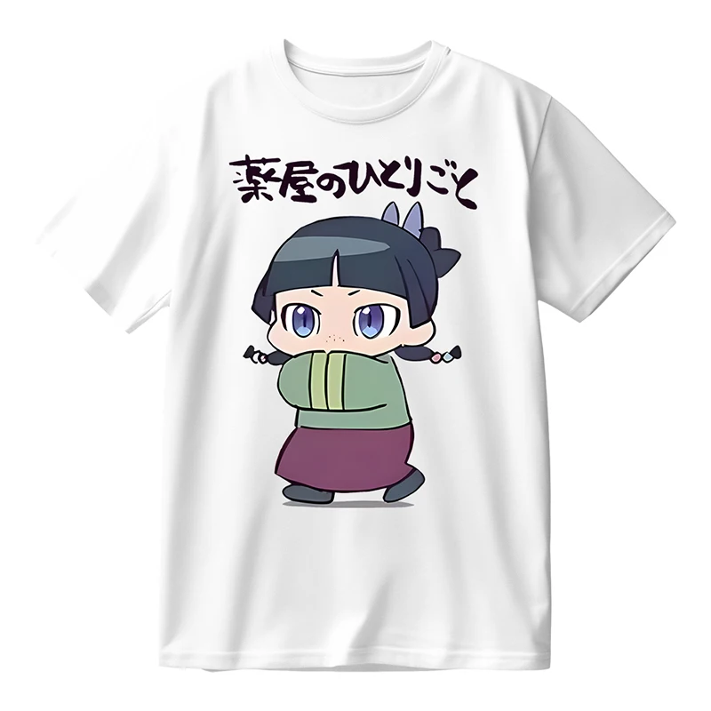 Summer Anime The Apothecary Diaries Oversized T Shirt Women Men O-neck Short Sleeve Funny Tshirt Maomao Cosplay Graphic Tees