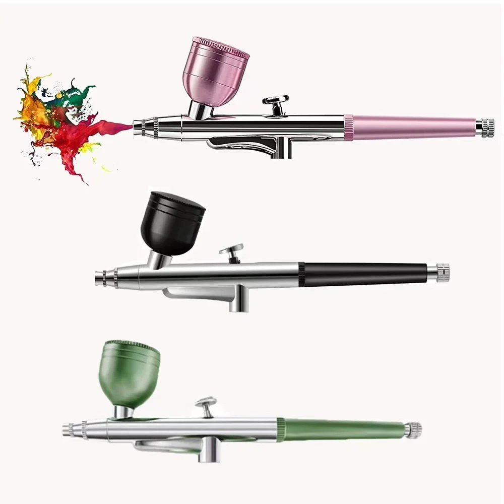Portable Single Action Airbrush 0.3mm Nozzles Spray Gun Pen for Model Cake Nail Car Painting Beauty Inkjet image 2