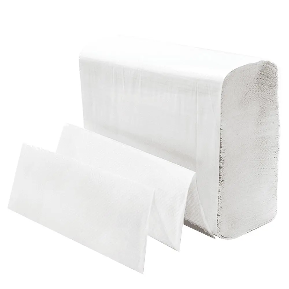 Multifold Paper Towels - Absorbent and Sturdy - Kraft, 334 Sheets X 12 Packs, Recycled Fibers