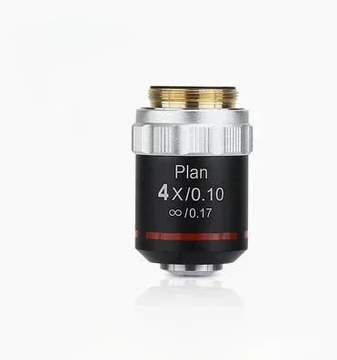 Objectifs achromatiques professionnels Infinity Plan 4X/10X/20X/40X/100X pour microscopes biologiques Zeiss Olympus