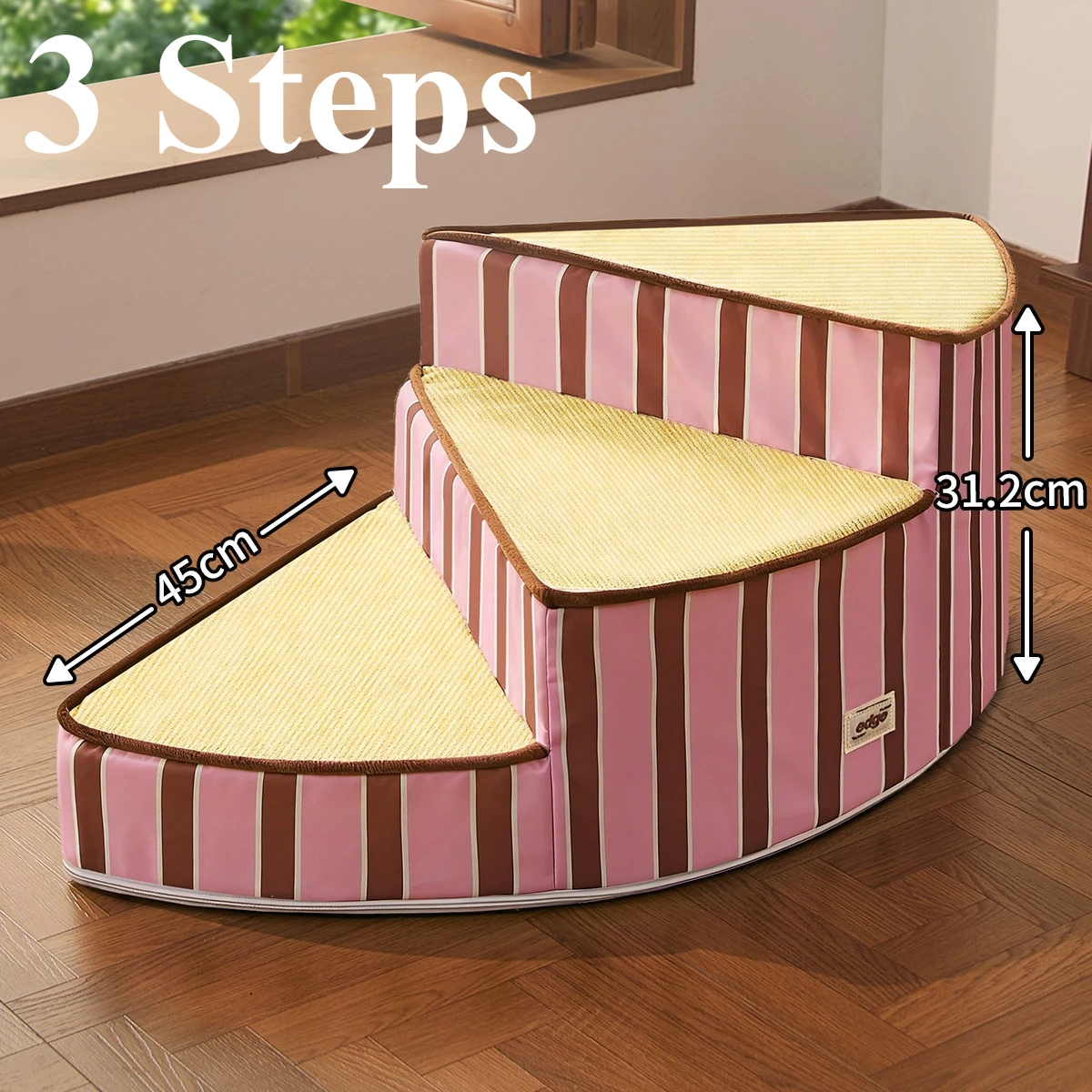 Rampa en espiral antideslizante para perros y gatos – Escalones - imagen 3