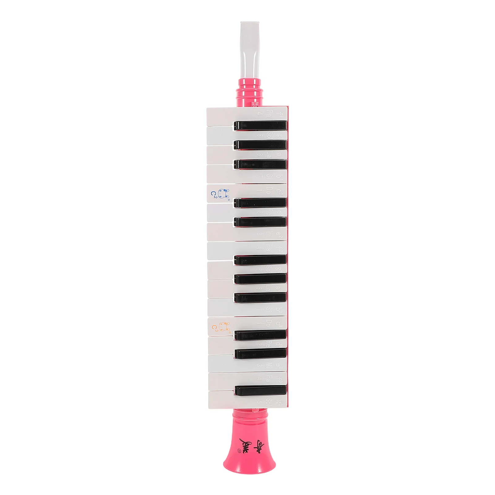 

Harmonica 27 Keys Kids Mouth Organ Pink Plastic Early Educational Instruments Student