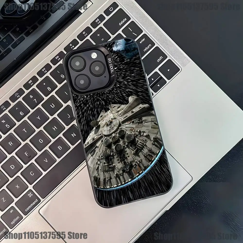Funda de teléfono Art Star T-Trek S-Ships para iPhone 17,16,15,14,13,12,11,Pro,XS,Max,Plus,Mini,SE4,E, funda negra mate a prueba de golpes