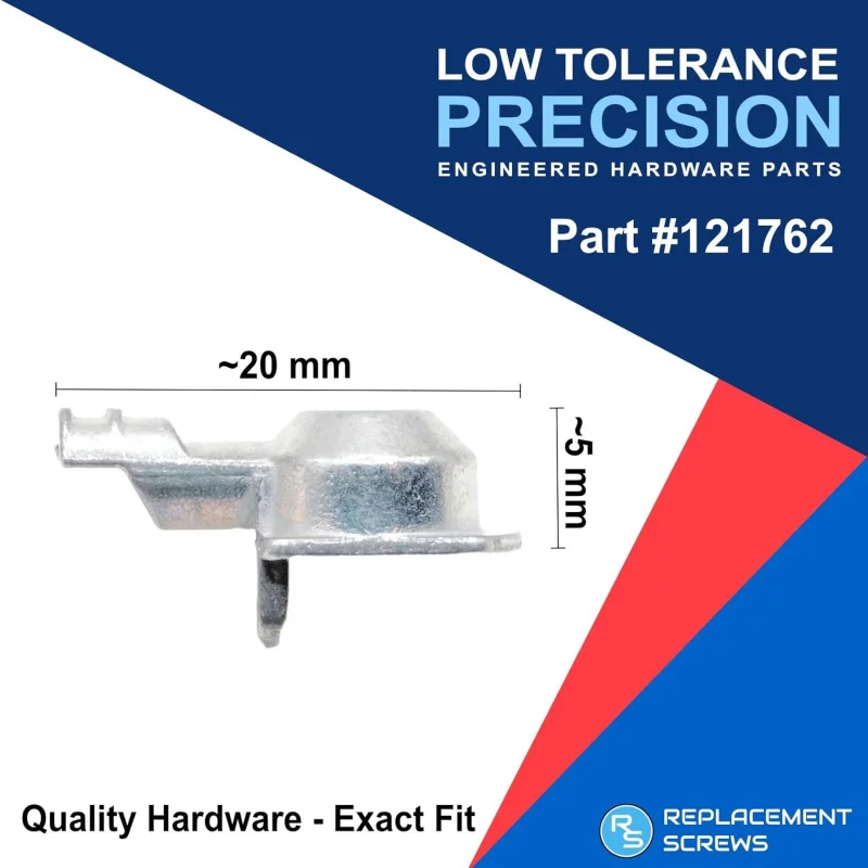 دبابيس دعم الرف متوافقة مع الجزء 121762 (رف الكتب القديم بيلي - قبل 2013) - أوتاد أرفف مصبوبة من سبائك الزنك (16 مًا)