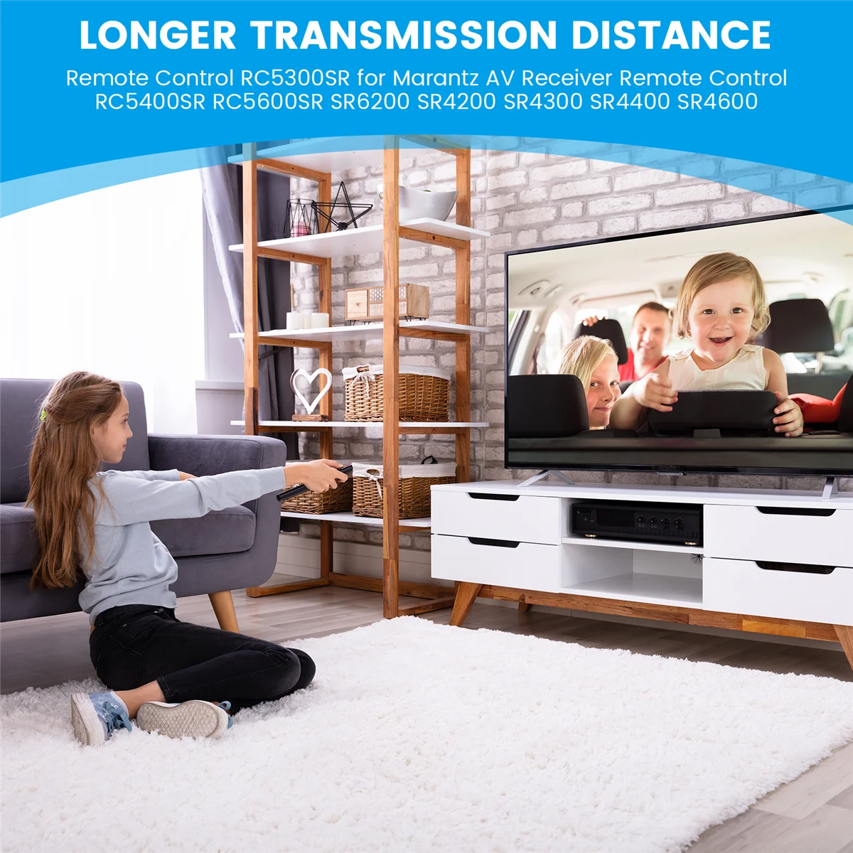 

A02R Remote Control RC5300SR for Marantz AV Receiver Remote Control RC5400SR RC5600SR SR6200 SR4200 SR4300 SR4400 SR4600