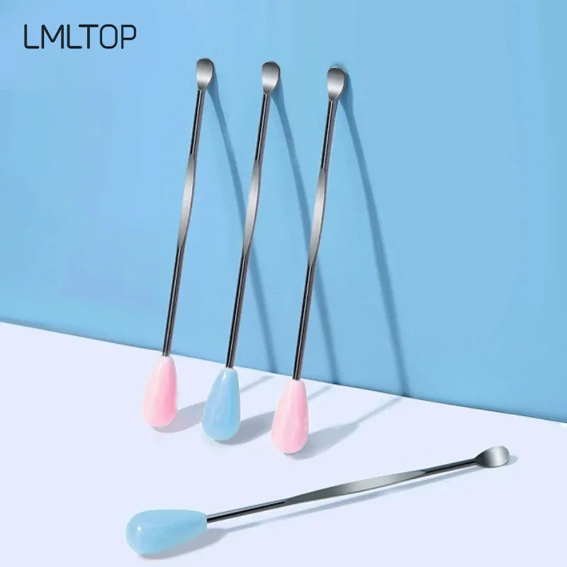 Single Pack Stainless Steel Ear Pick Spoon Ear Cleaner Wax Removal Tool for Ear Care Wholesale Home Use
