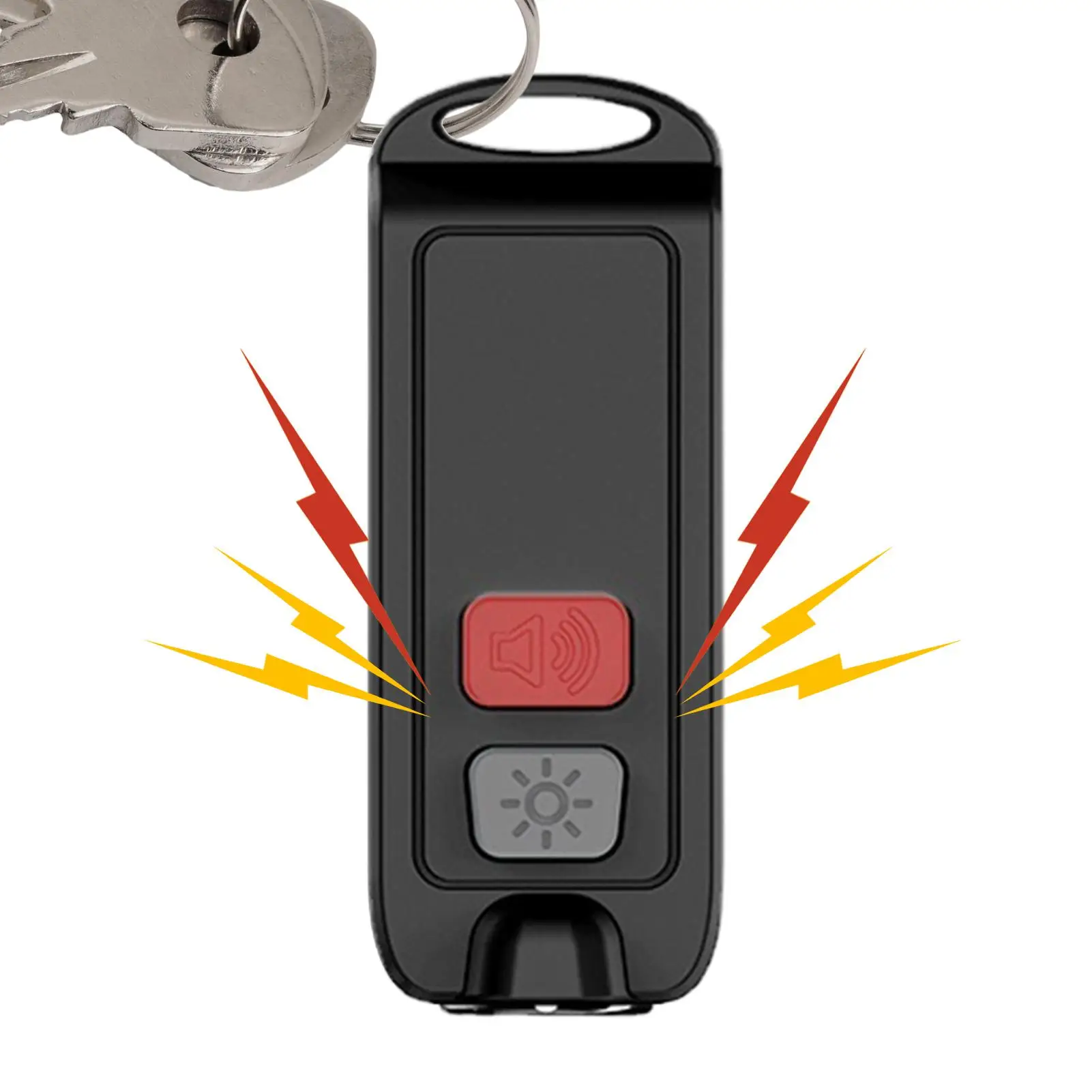 

Персональная сигнализация для женщин, громкое звуковое оповещение со светодиодной подсветкой, сирена 130 дБ, водонепроницаемое перезаряжаемое портативное защитное устройство для