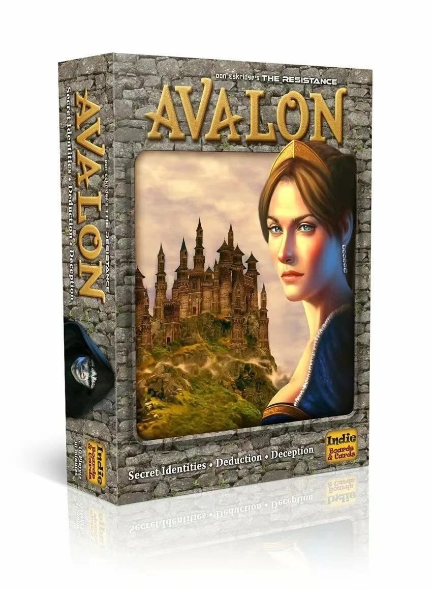 Indie Boards and Cards | The Resistance: Avalon | Card Game | Ages 14+ | 5-10 Players | 30 Minutes Playing Time