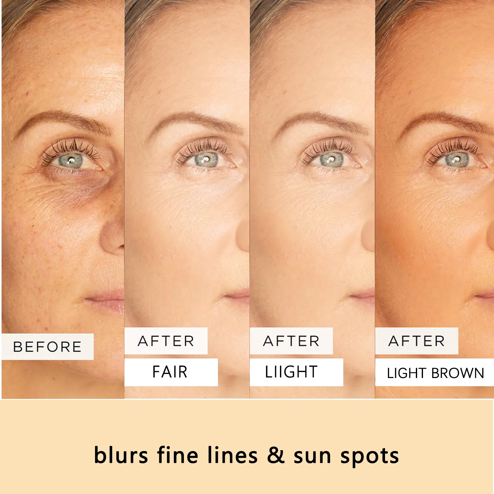 BB Cream Protezione solare Soffio di cipria Fondotinta idratante Correttore Sbiancante Controllo olio Cosmetici per trucco impermeabili