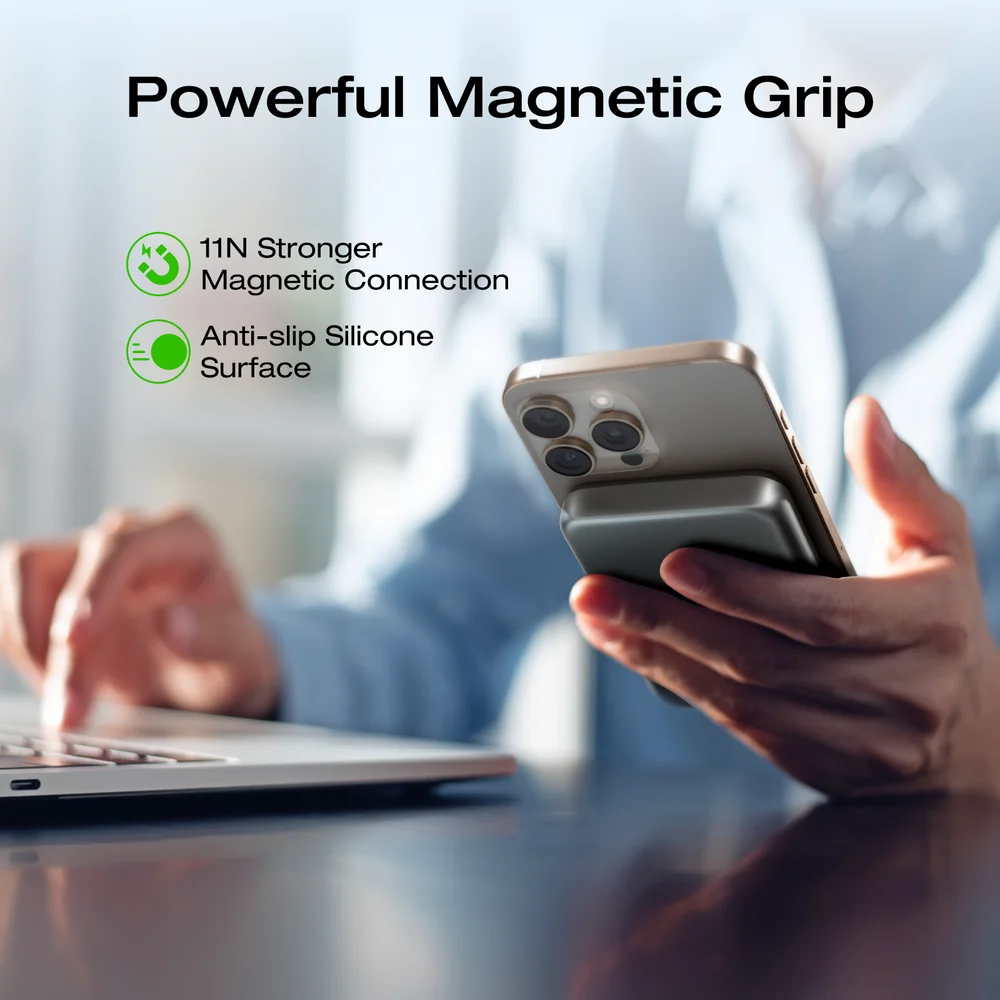 65W 10000mAh Rapid Portable  Magnetic Wireless Power Bank