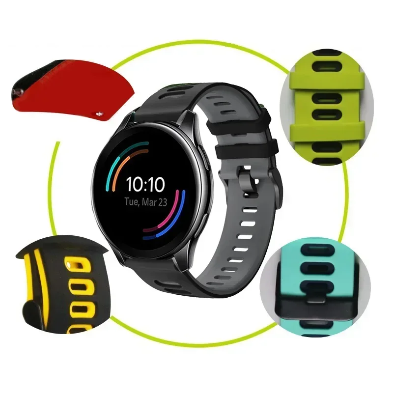 Sport Silicone Strap For SUUNTO VERTICAL 9 5 Peak DLC/PRO 3 Fitness Band For SUUNTO RACE Belt 20 22mm Breathable Bracelet Correa