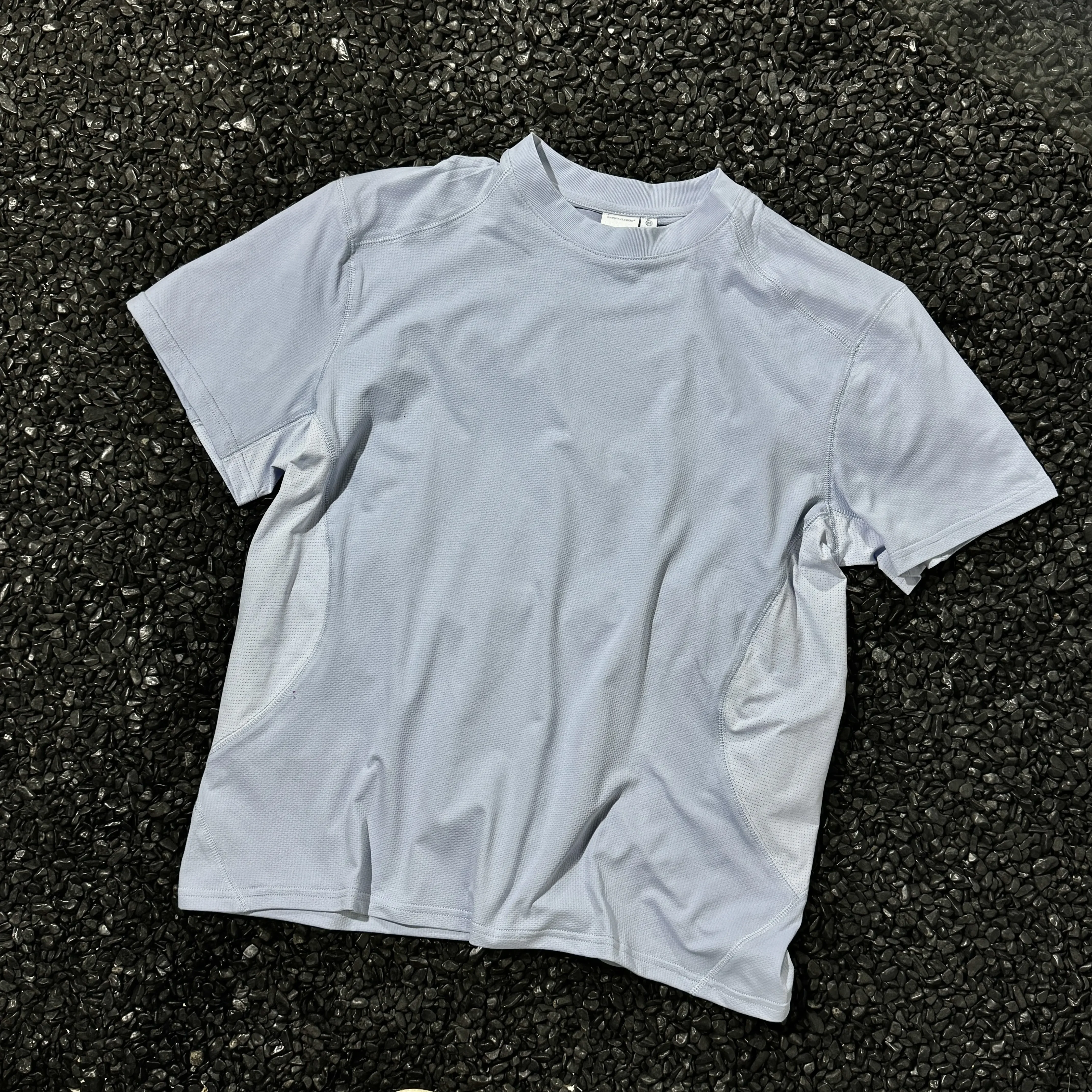 Outdoor sports coolmax breathable moisture wicking running fitness quick drying clothes