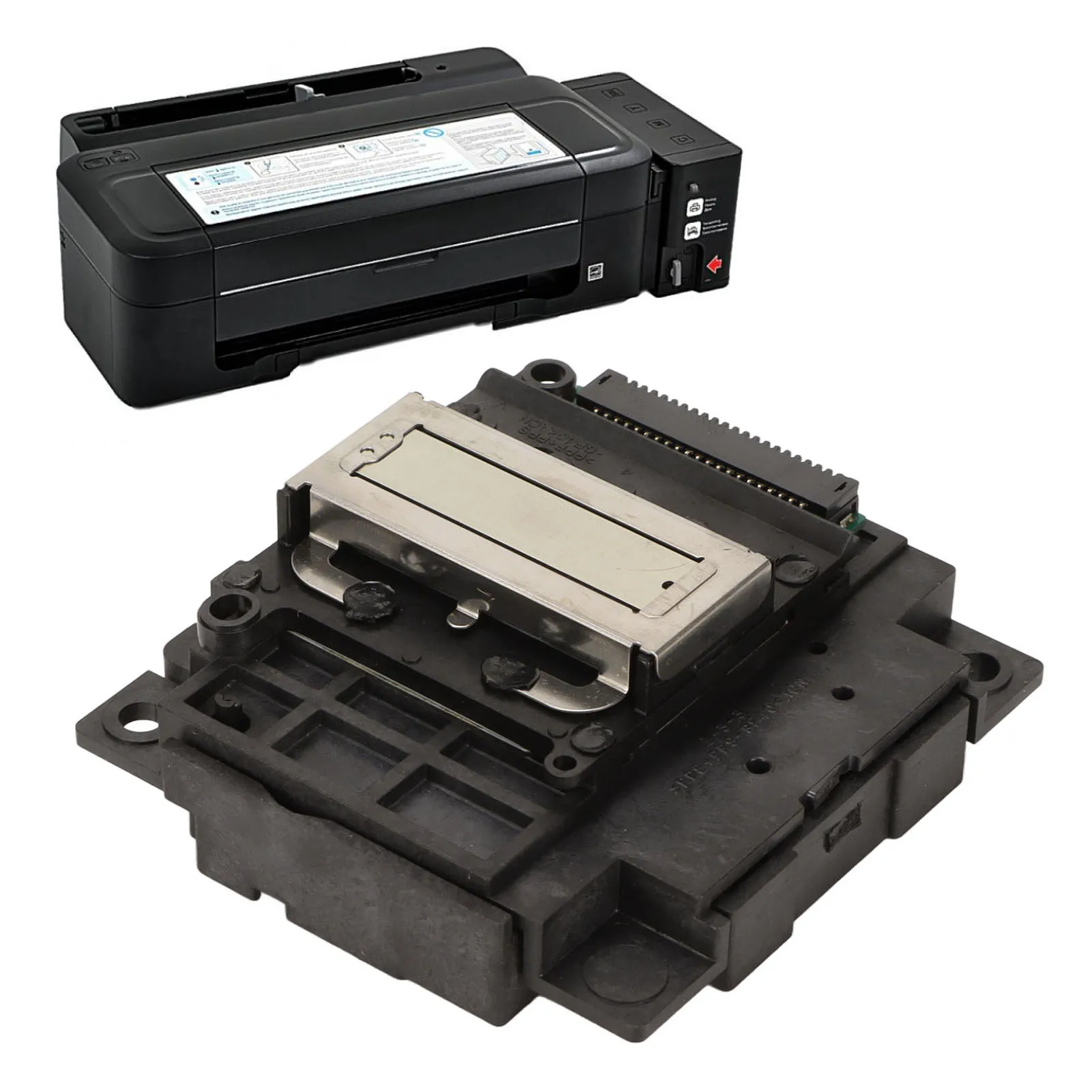 Cabeça de impressão colorida l301, caixa abs, fácil instalação, cabeçote de impressão l303, impressão clara, saída estável, cores vivas para me303 me401