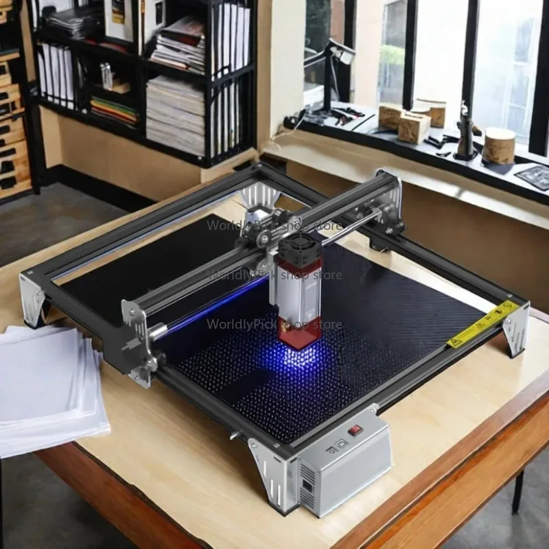 K1 Мини Портативный 10 Вт Лазерный Гравировальный Станок Для Резки Оптическая Мощность ЧПУ 3030 Диодный Гравер Для Каменного Дерева Стекла