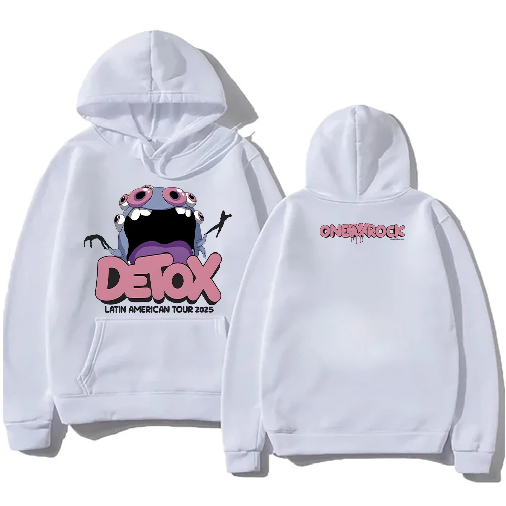Detox Monster Tour Hoodie Japanese Rock Band One Ok Rock 2025 Fashion Women Men Clothing Harajuku Graphic Pullovers Streetwear