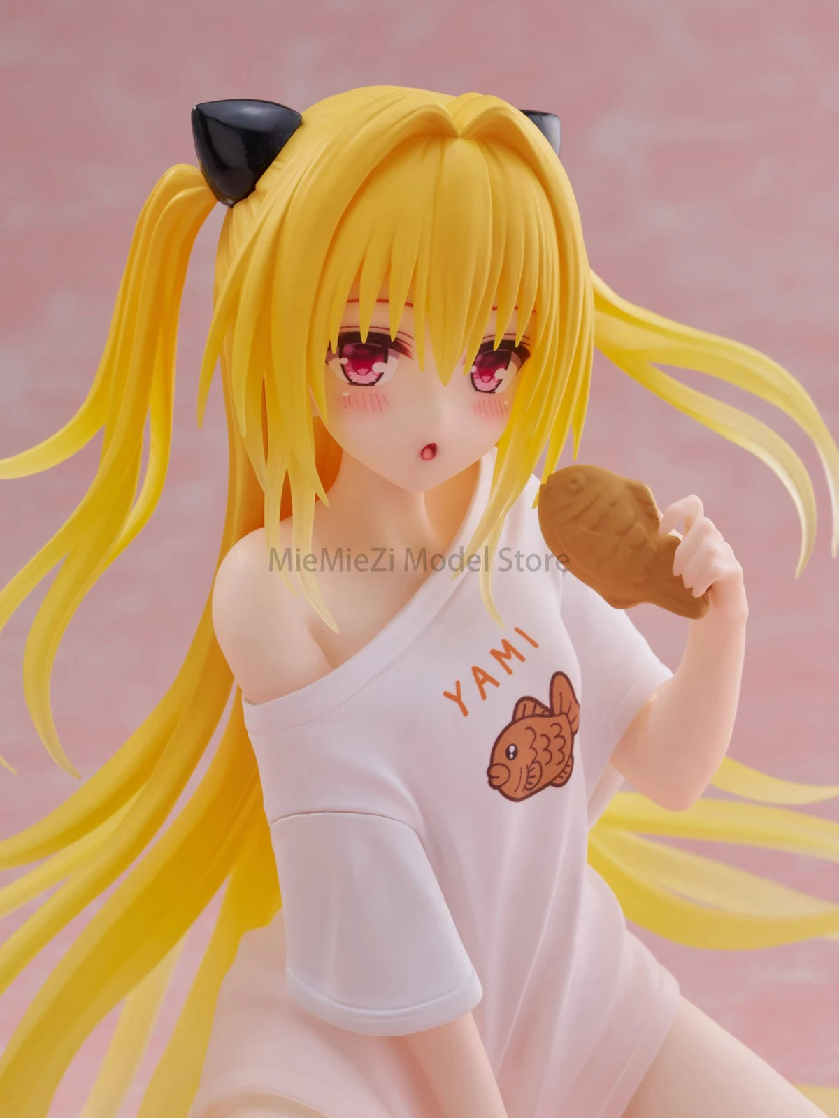 Originele echte Taito Prepainted Desktop Cute To LOVEru Darkness Konjiki No Yami Room Wear Ver. H=130mm Anime Model Figuur Cadeau