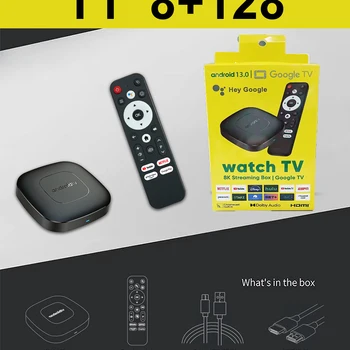 스마트 홈 시어터 TV 박스, 쿼드 코어 HD HDR10 + 4K 미디어 플레이어, 2.4G 및 5G 와이파이 홈 시어터, 고속 미디어 재생, 안드로이드 13, T1 8G + 128G Best5 스마트 홈 시어터 TV 박스, 쿼드 코어 HD HDR10 + 4K 미디어 플레이어, 2.4G 및 5G 와이파이 홈 시어터, 고속 미디어 재생, 안드로이드 13, T1 8G + 128G Best5