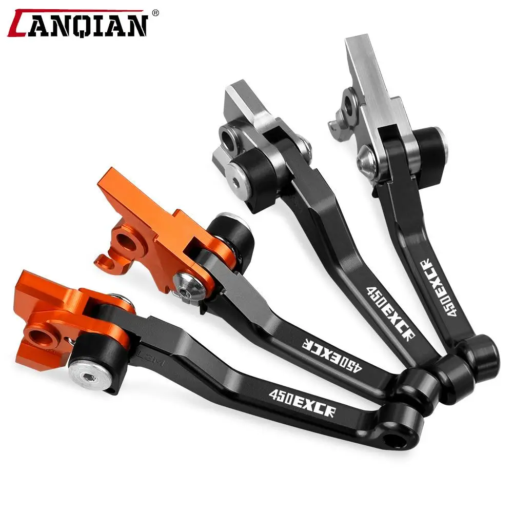 Motocross Foldable Pivot Dirt Bike Brake Clutch Levers Handle Lever Fit FOR 450EXCR 450 EXC-R 2007 2008 2009 2010 2011 2012 2013