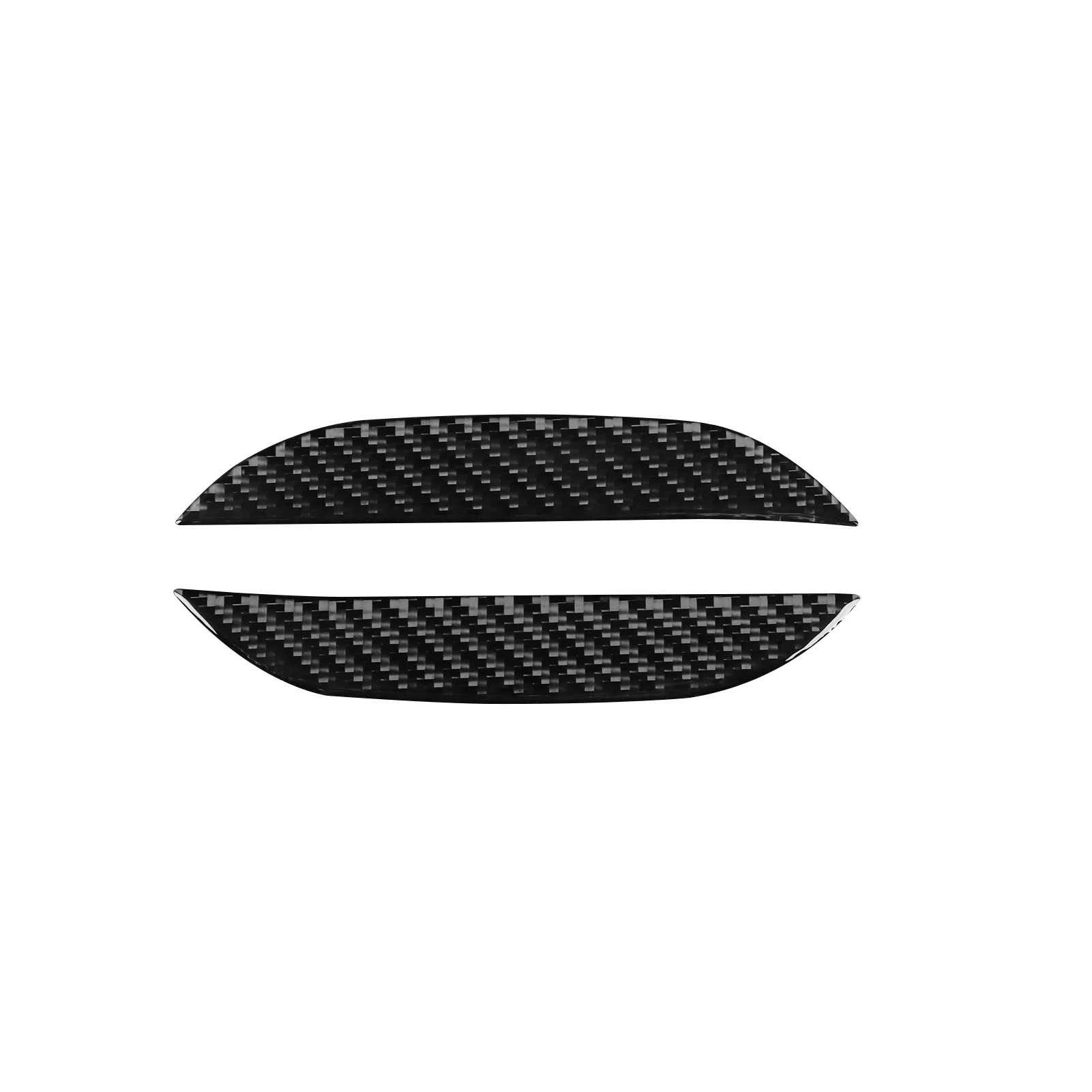 Carbon Fiber Outer Door Bowl Protect Panel Car Accessories Interior Cover Trim Modification Sticker For Dodge Challenger 2015+