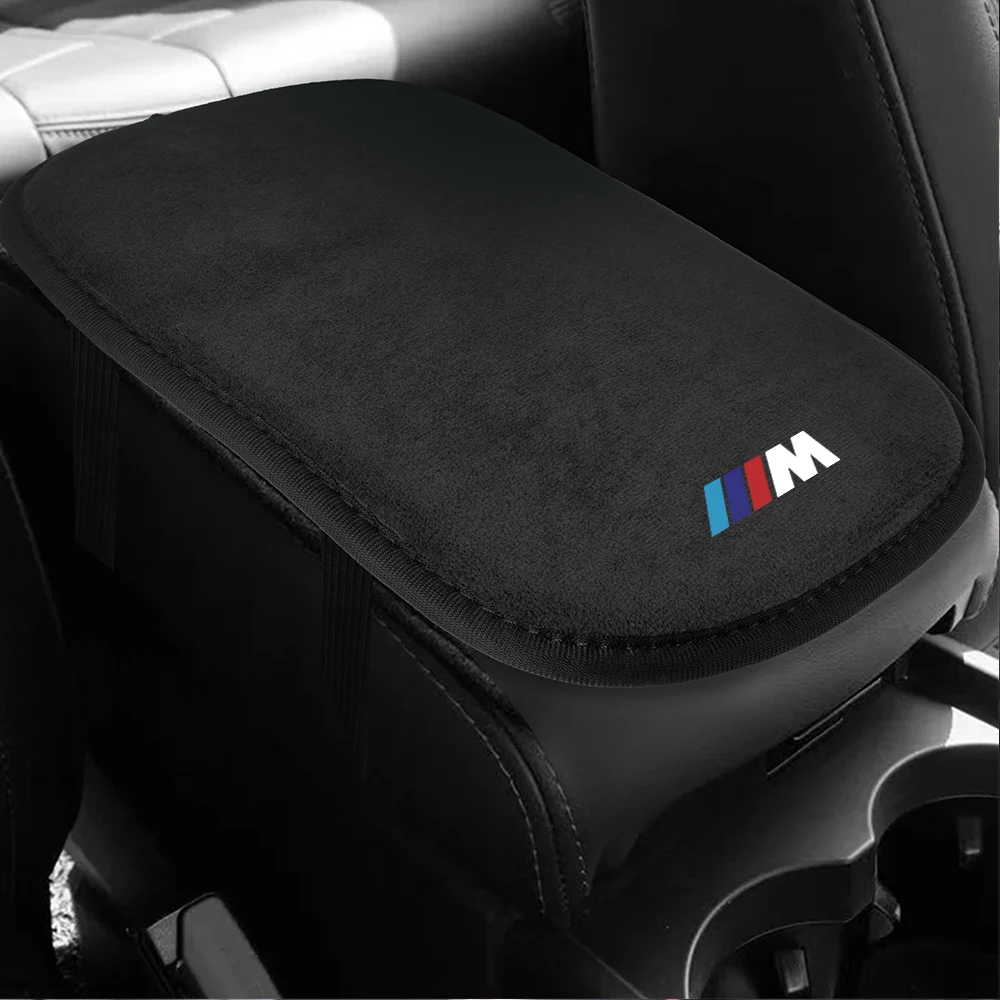 Car Central Console Armrest Box Pad Armrest Box Guard Cover Accessories for Bmw Performance M X6 F30 E39 E36 F20 E87 G30 E92 E91