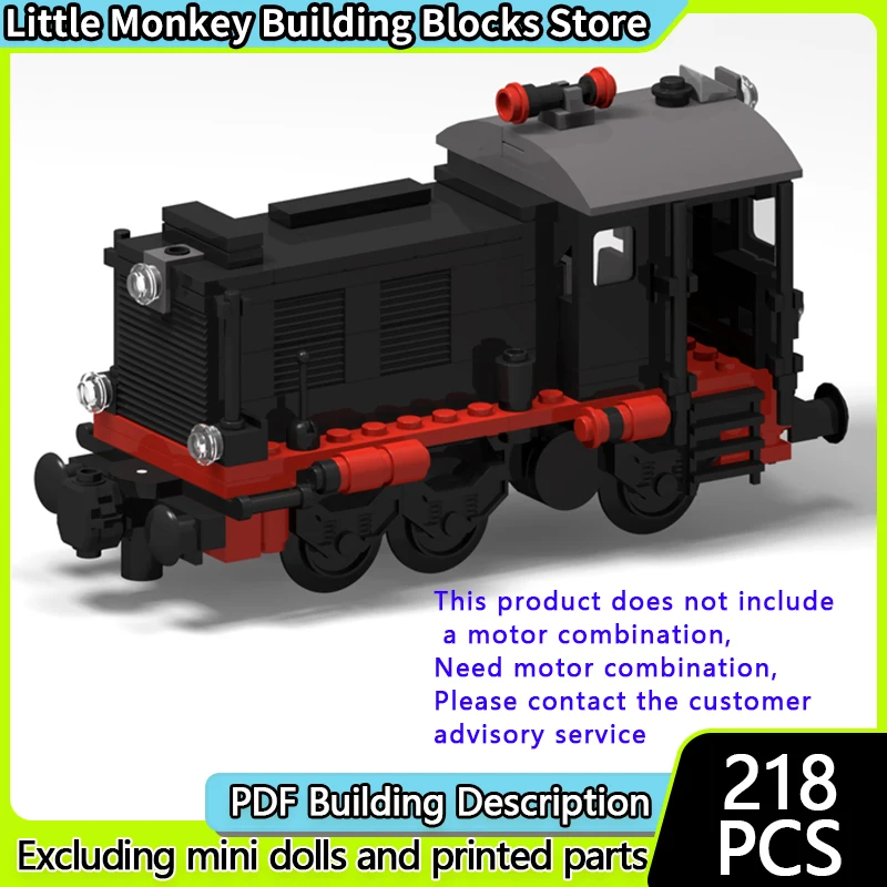 

City Car Model MOC Building Bricks BR V36 Shunting Diesel Locomotive Modular Technology Children Holiday Gifts Assemble Toy Suit