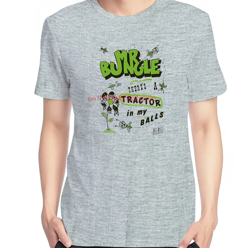 Funny Shirts Graphic Tee Mr Bungle Tractor In My Balls Tops & T-Shirt New Arrival Goods Short Sleeve Tee Men's Cotton T-Shirt