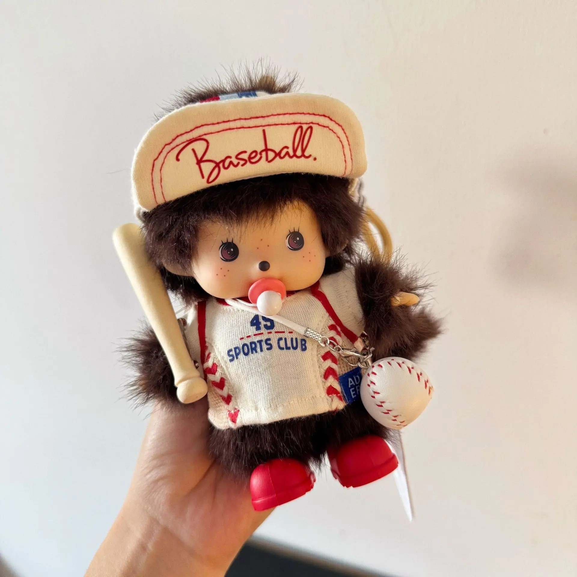 

2026 Official Monkey D. Luffy Hat Cute Bag Accessories Plush Keychain Backpack Hanging Decoration Small Toy Gift