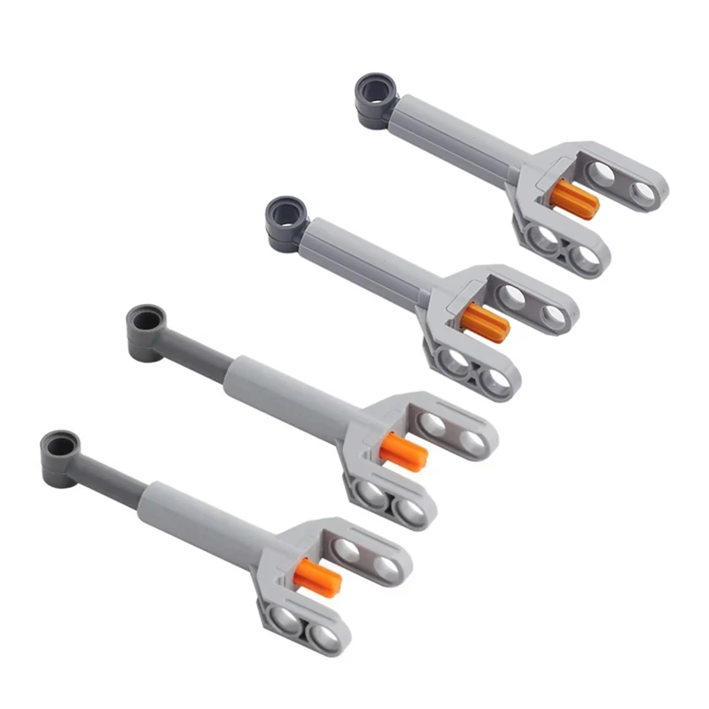 Peças de bloco de construção técnico de haste de pressão pequena 2 peças/5 peças/10 peças pequeno putter montado 92693c01 tijolos moc acessórios de substituição