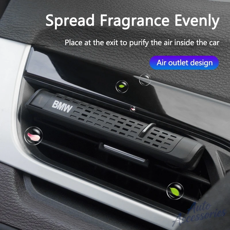 

Car Perfume Air Freshener Outlet Vent Car Air Conditioning Clip Diffuser Perfumer For BMW M M3 M5 X3 E90 F30 G20 G20 E36 Sticker
