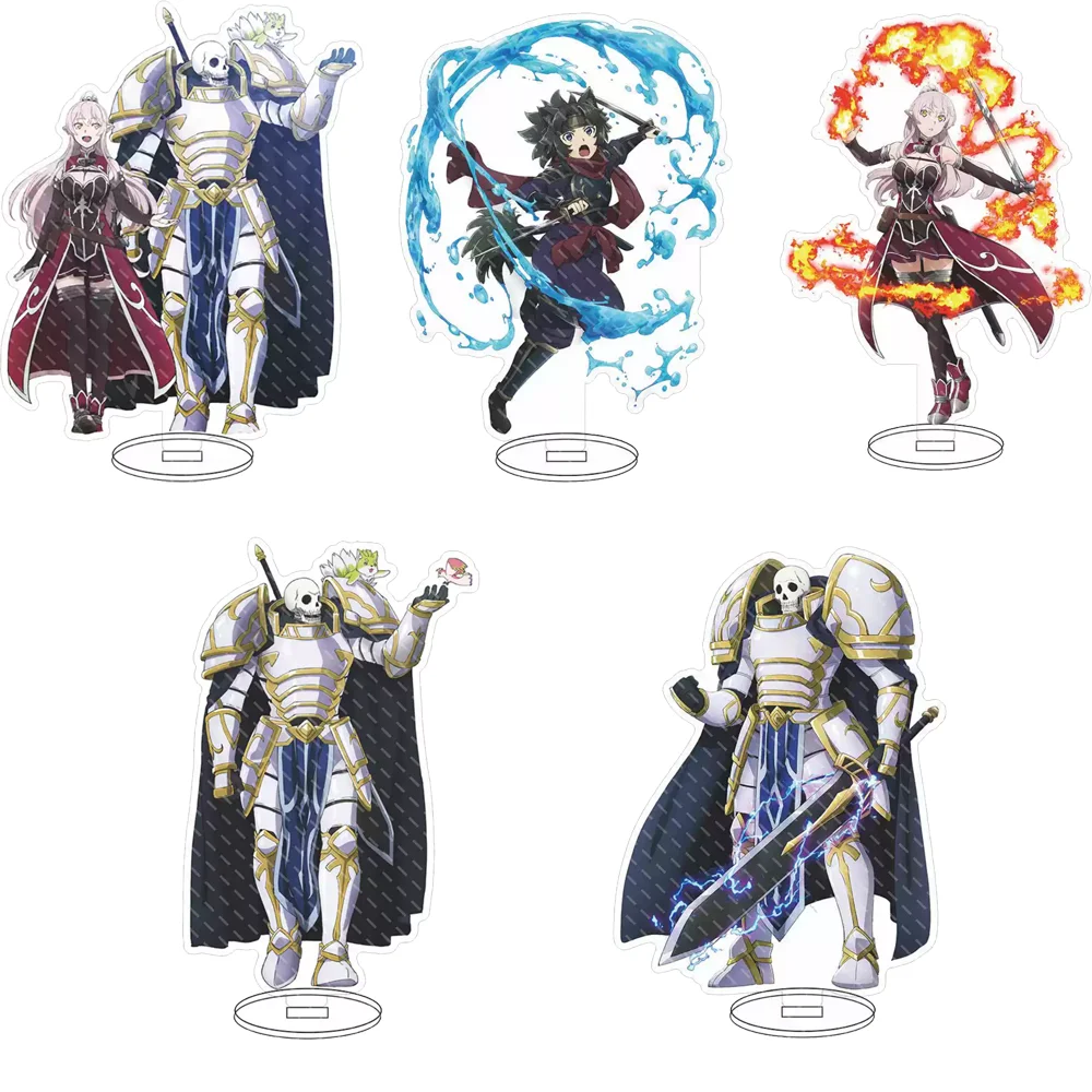 15CM Anime Skeleton Knight in Another World Acrylic Stand Model Cosplay Characters Ornament Accessories Goods Collection Gifts