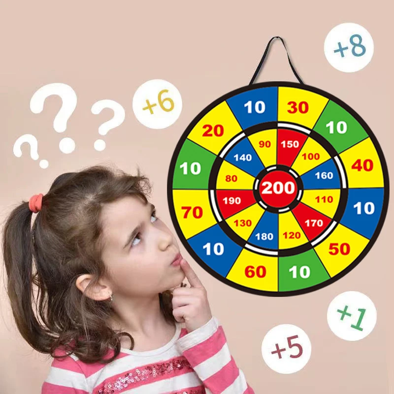 

Детская двусторонняя доска для дартса с липкими шариками, развивающая игрушка-мишень для метания, интерактивная развивающая игра для родителей и детей