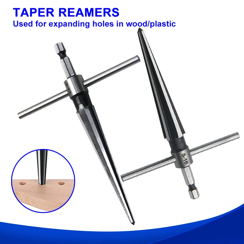 

Инструмент для снятия фаски и снятия заусенцев с шестиугольной ручкой, режущий инструмент для работы по дереву, коническая развертка, 3-13/5-16 мм, деревянная доска, электрическая дрель, расширение отверстия