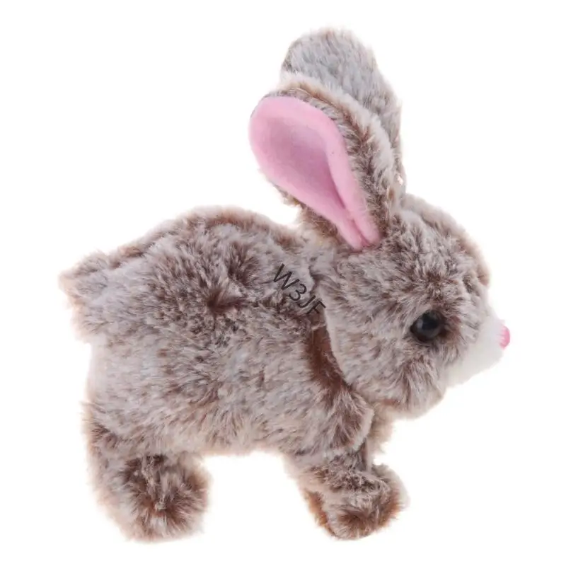 W3JF Electronic Pet Rabbit Toy Toy Barking Rabbit Baby Craw Learning Aprendizaje Año Nuevo