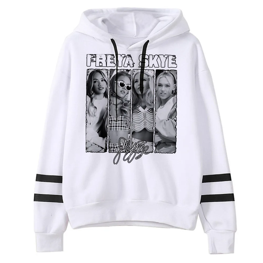 Freya Skye womens hoodies fashion tops japanese anime 2000s sudadera mujer long sleeve Casual Women Loose