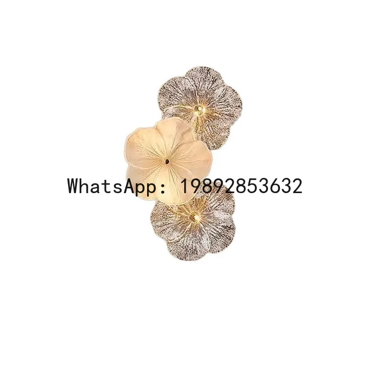 

PYJ French light luxury wall lamp living room background wall decorative entrance wall hanging lamp