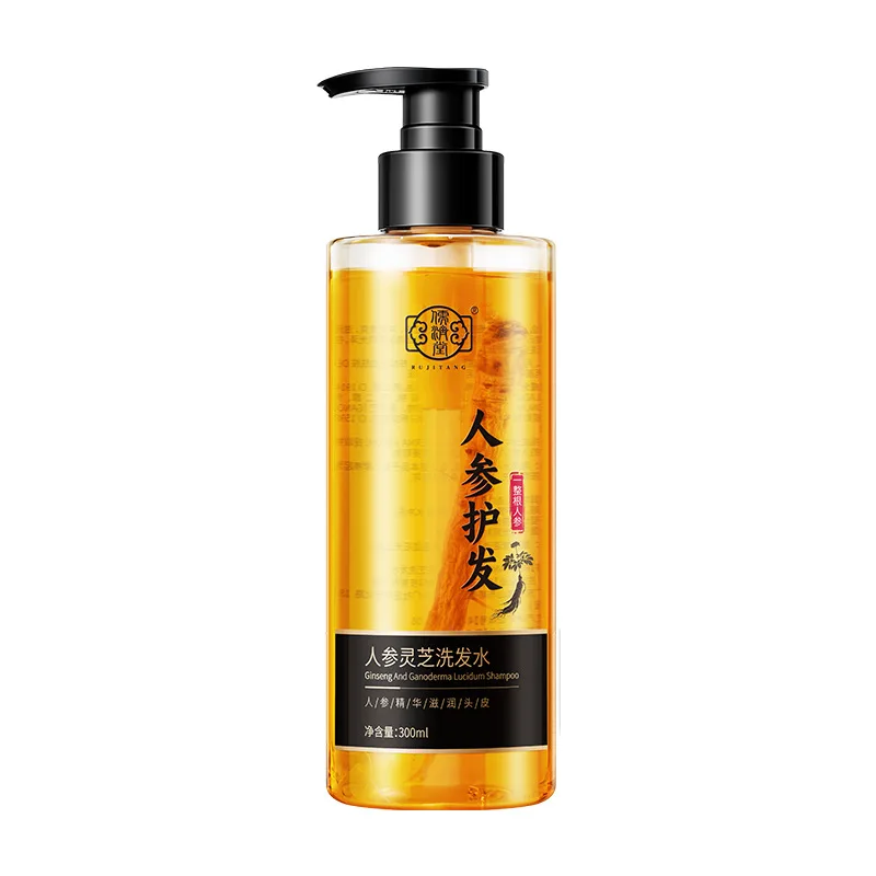 

300ml Ginseng Ganoderma Shampoo Softening and Nourishing Shampoo Cleaning Dandruff Removal Oil Control Shampoo Шампунь Для Волос
