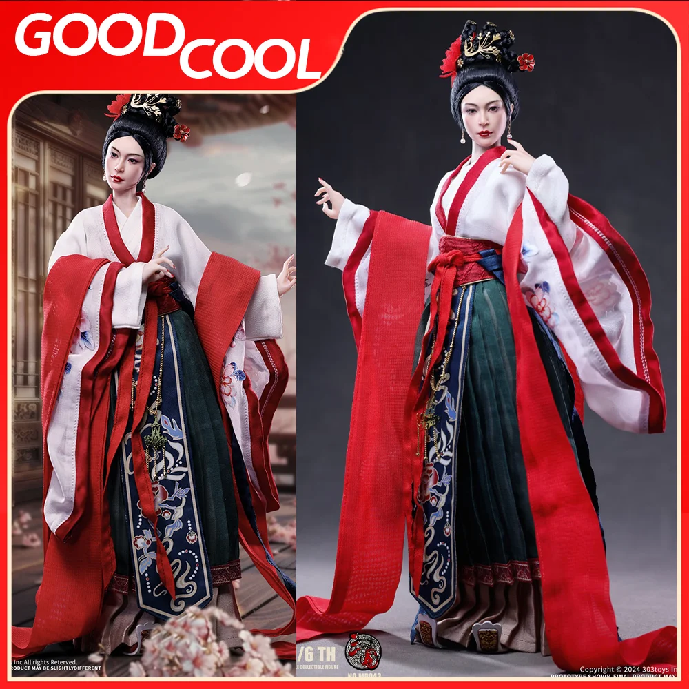 Presale 303TOYS MP043 1/6 Scale Historical Female Soldier Diao Chan Hair Transplant Version Full Set Model 12 Inch Action Figure