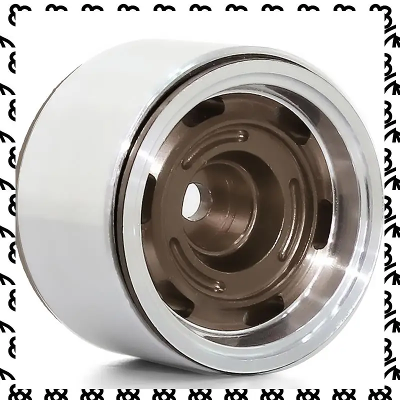 

A07I 4Pcs Metal 1.0In Beadlock Wheel Rim Wheel Hub For 1/18 1/24 RC Crawler Car Axial SCX24 AX24 TRX4M TRX4-M Upgrade Parts