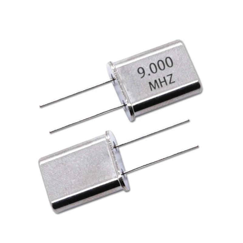 (5PCS) HC-49U 9M 9MHZ 9.000MHZ DIP-2 Quartz Passive Crystal Resonator 20PF 20PPM HC/49U