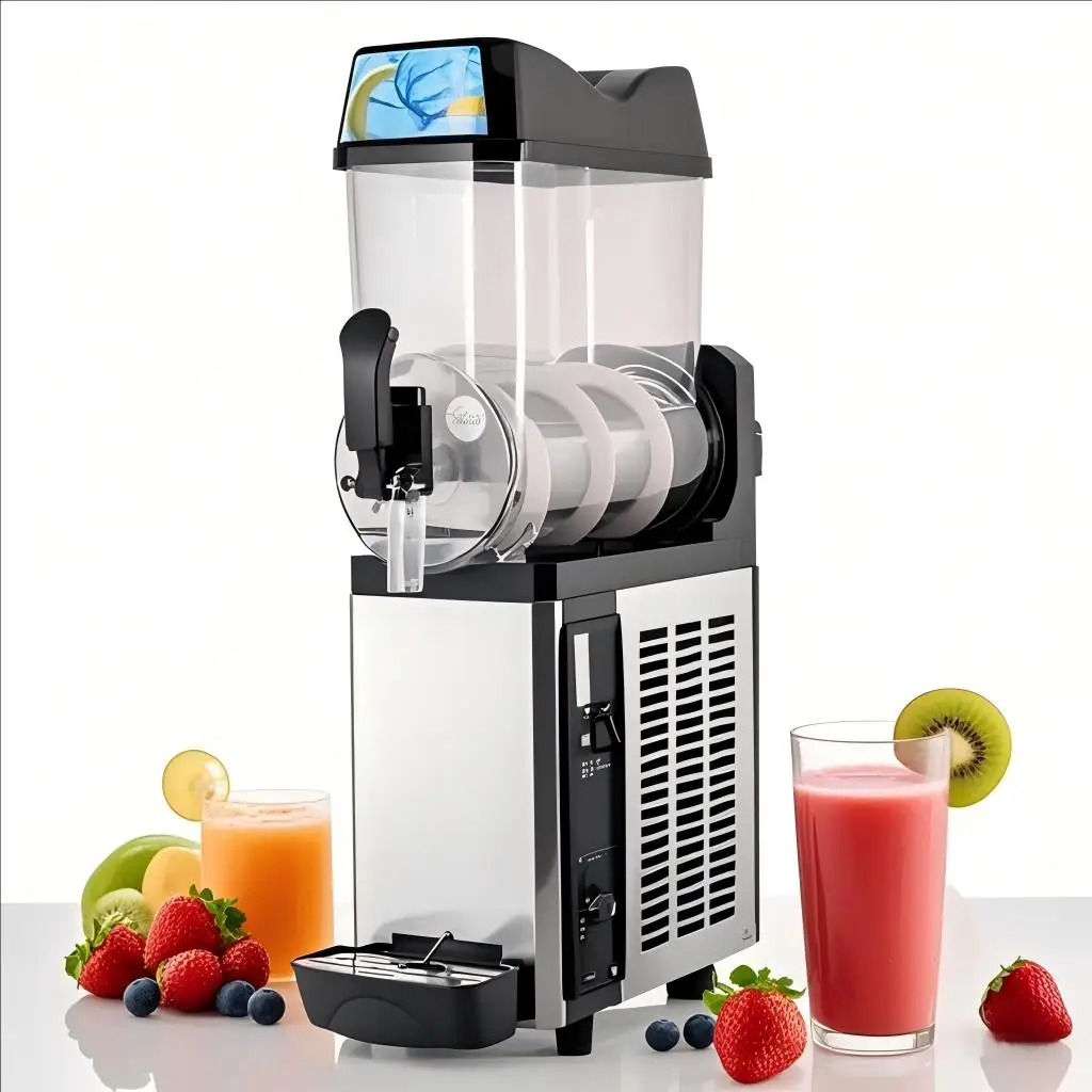 

Best Price Commercial Stainless Steel Slushy Machine Custom Logo Supported for Business Use