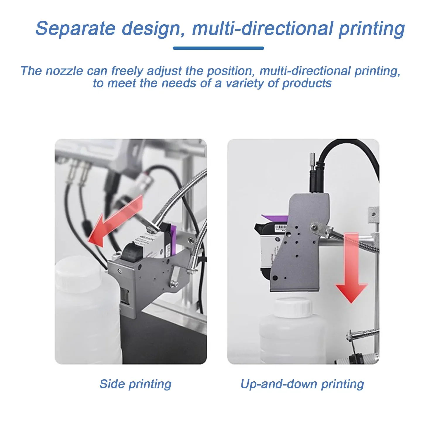 DCODE DW-MAX 12.7/25.4mm TIJ Industrial Online Thermal Inkjet Printer Text QR Barcode Batch Number Logo Date Coding Machine