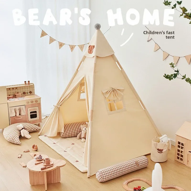 Indoor Indian Themed Kids Tent Playhouse Girls Boys Princess Toy House Playhouse Indoor Children's Tent Game House Toy House