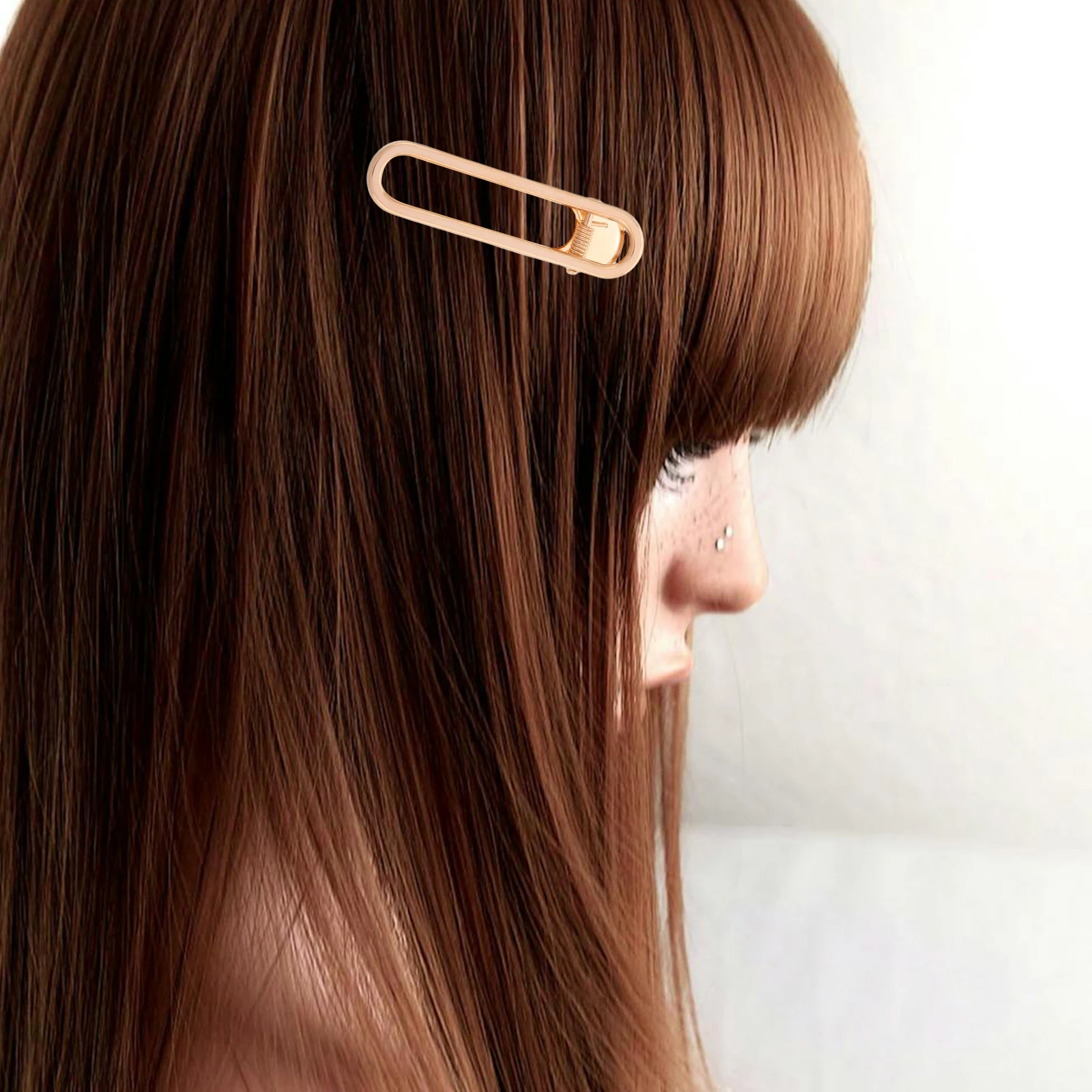 

50Pcs Hollow Hair Clips Gold Iron Hairdressing Clips DIY Hair Barrettes Alligator Hairpins Crafts for Salon Accessories