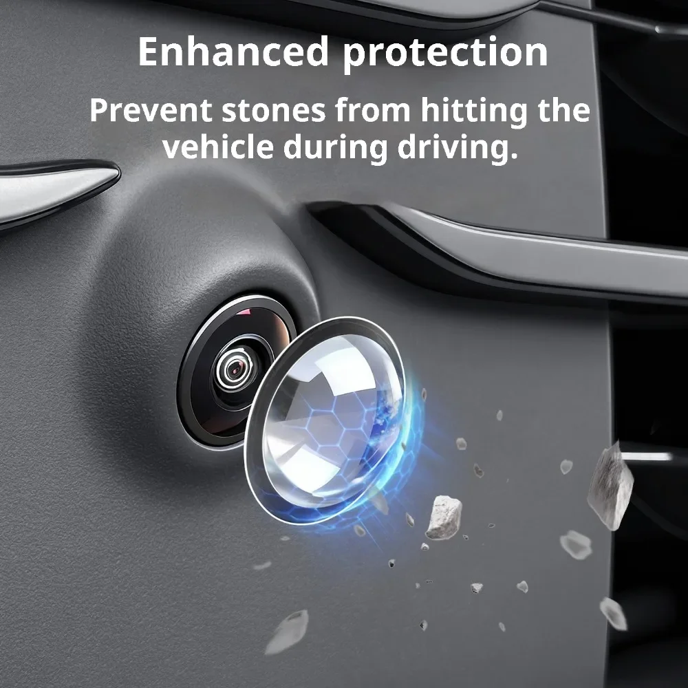 4PCS For BYD Song Plus Seal U DM-i EV Tang EV Qin L Camera Protective Cover 360 Degree Scratch-resistant Protector Accessories