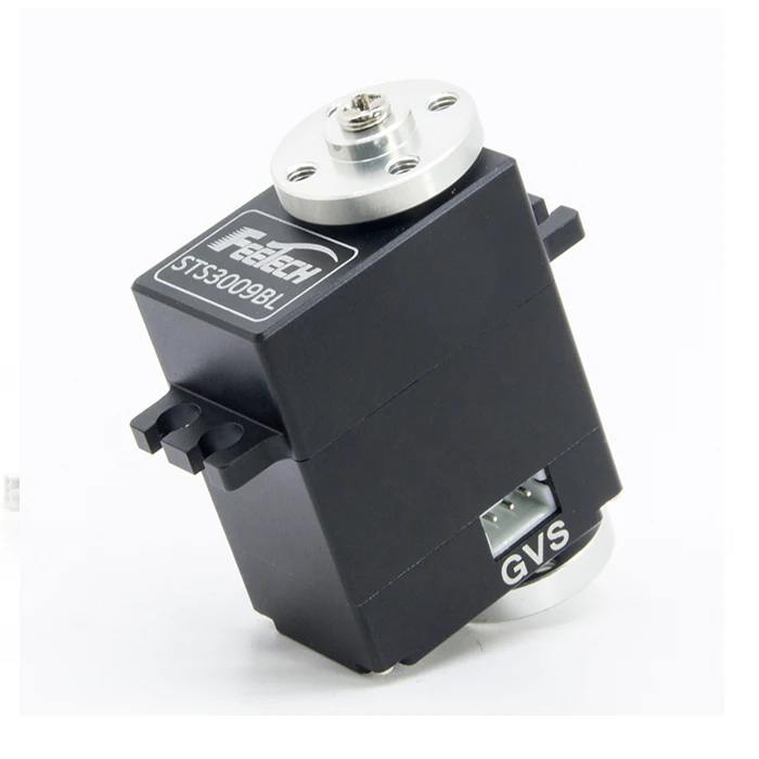 

Feetech 7.4V 11.5KG Digital Brushless Motor Aluminium Case 360 Degree Double Shaft TTL Serial Bus Servo STS3009BL