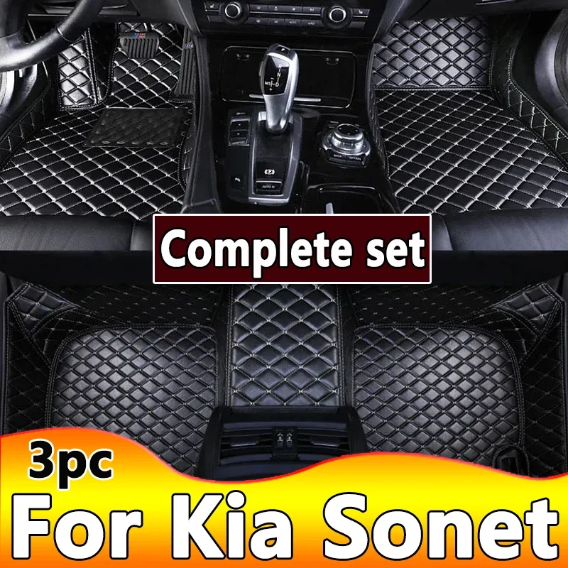 

Car Floor Mats For Kia Sonet QY 2020 2021 2022 2023 2024 5saet Water Proof Rugs Car Matt Tapetes Para Automovil Car Accessories