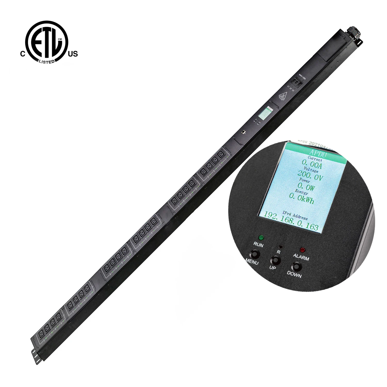 

125A 415V 3 Phase 90 kW Smart PDU Power Distribution Unit High-power Intelligent Data Center Computer Room PDU