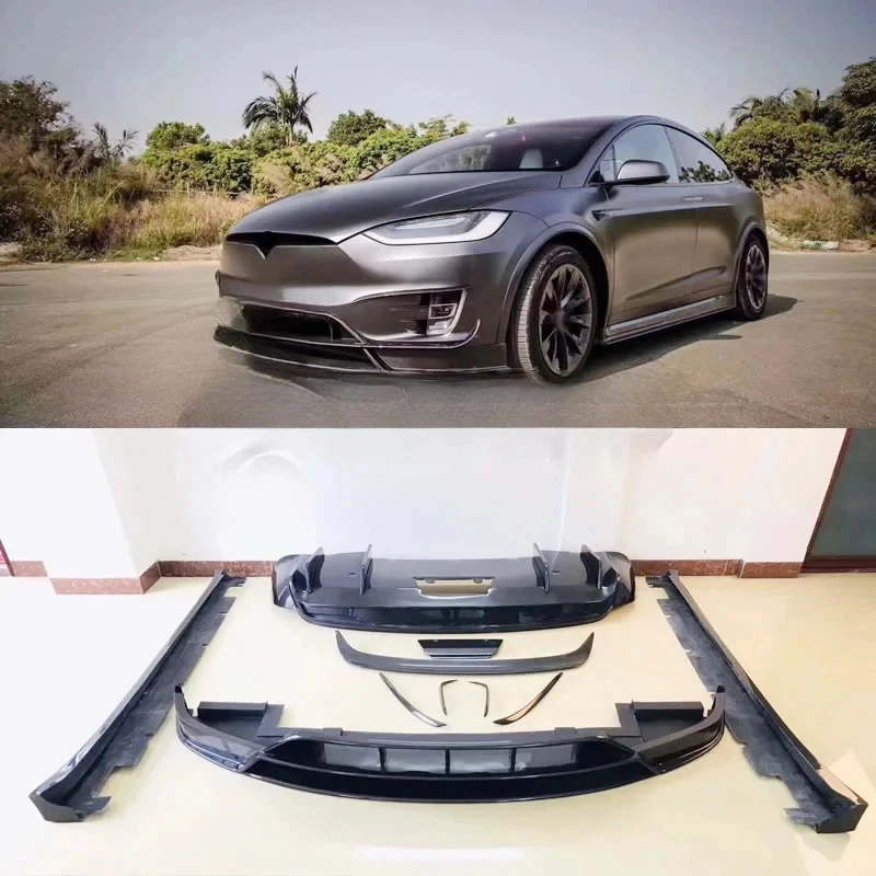 Factory Hot Sale Revozport Style Carbon Fiber Front Lip, Bumper Diffuser, Side Skirts & Rear Spoiler Car Body Kit