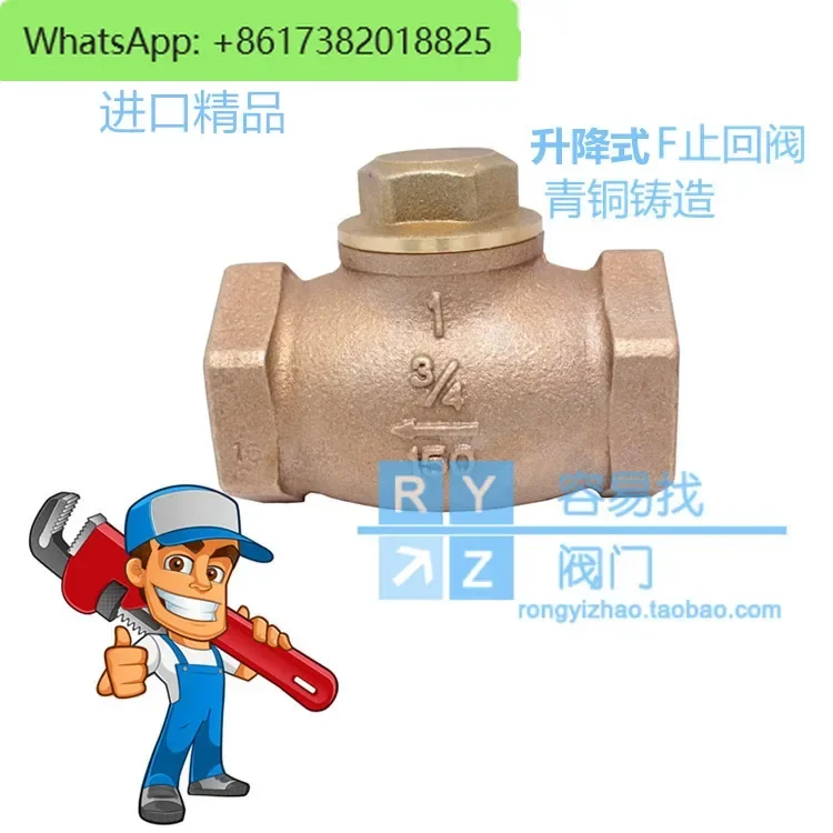 Japan Kitazawa KITZ bronze check valve F-type lift PN16 steam check valve check valve dn25 import